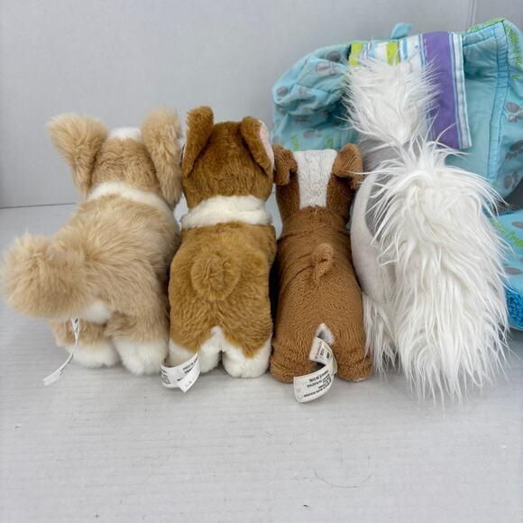 American Girl Plush Pets Bundle Shetland Pony Dogs Carrier Pillow Bulldog Corgi - Picture 6 of 12